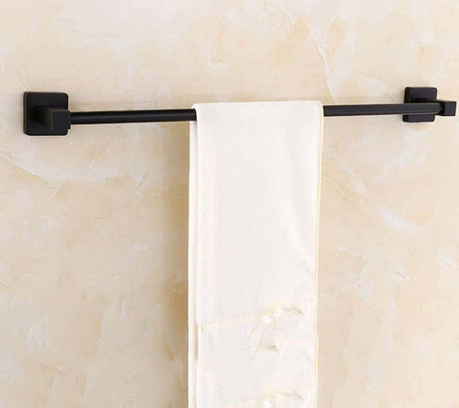 Portasciugamani In Acciaio Inox Singolo Nero Da 40 Cm Per Bagno Design Moderno Casa e cucina/Bagno/Mobili da bagno/Portasciugamani/Ganci portasciugamani Trade Shop italia - Napoli, Commerciovirtuoso.it