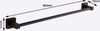 Portasciugamani In Acciaio Inox Singolo Nero Da 60 Cm Per Bagno Design Moderno Casa e cucina/Bagno/Mobili da bagno/Portasciugamani/Ganci portasciugamani Trade Shop italia - Napoli, Commerciovirtuoso.it