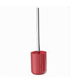 Portascopino Arredo Per Bagno Wc Toilette Rosso Rigato Con Scopino Completo 69914
