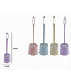Portascopino Colorato Intreccio Rigato Per Bagno Wc Toilette Con Scopino 87268