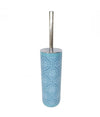 Portascopino Con Scopino Bagno Wc Toilette Celeste Con Maioliche Completo 87029