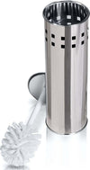 PORTASCOPINO CON SPAZZOLONE WC CILINDRO IN ACCIAIO INOX 26X10CM ACCESSORI BAGNO  Trade Shop italia - Napoli, Commerciovirtuoso.it