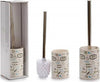 Portascopino In Ceramica Acciaio Design Scritte Spazzola Scopettino 9.6x9.6x36cm Bagno Wc Casa e cucina/Bagno/Accessori per il bagno/Accessori per il WC/Scopini e porta scopini Trade Shop italia - Napoli, Commerciovirtuoso.it