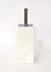 Portascopino-In-Ceramica-Bianco-Mosaico-Rilievo--011-Spazzola-Scopettino-Bagno