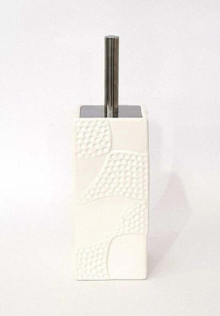 Portascopino-In-Ceramica-Bianco-Mosaico-Rilievo--011-Spazzola-Scopettino-Bagno
