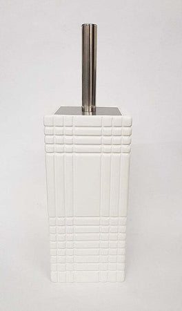 PORTASCOPINO IN CERAMICA BIANCO STRISCE QUADRI ESY_035 SCOPETTINO DA BAGNO WC  Trade Shop italia - Napoli, Commerciovirtuoso.it