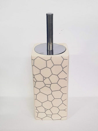 Portascopino In Ceramica Sassi Mosaico Scopino Spazzola Scopettino Da Bagno Wc Casa e cucina/Bagno/Accessori per il bagno/Accessori per il WC/Scopini e porta scopini Trade Shop italia - Napoli, Commerciovirtuoso.it