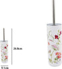 Portascopino In Plastica Bianco 9.1x26.8cm Scopino Bagno Wc Toilette Fiori 69926 Casa, arredamento e bricolage > Accessori Bagno > Scopini e Porta Scopini Trade Shop italia - Napoli, Commerciovirtuoso.it