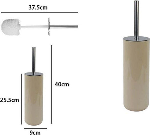 Portascopino Porta Scopino Con Scopettino Wc Bagno Toilette Beige Silver 79884 Casa e cucina/Bagno/Accessori per il bagno/Accessori per il WC/Scopini e porta scopini Trade Shop italia - Napoli, Commerciovirtuoso.it