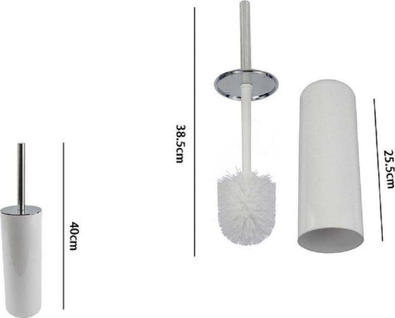 Portascopino Porta Scopino Con Scopettino Wc Bagno Water Bianco Silver 69481 Casa, arredamento e bricolage > Accessori Bagno > Scopini e Porta Scopini Trade Shop italia - Napoli, Commerciovirtuoso.it