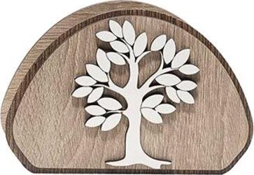 Portatovaglioli personalizzabile in legno mdf decorato 15 x h 10 cm Casa e cucina/Stoviglie/Anelli portatovagliolo MagiediNatale.it - Altamura, Commerciovirtuoso.it