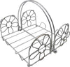 Portatovaglioli-Porta-Tovaglioli-Tavola-Cucina-Metallo-Cromato-Fiori-Con-Manico