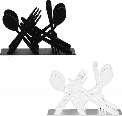 Portatovaglioli Salviette Metallo Verniciato Posate Forchette Fazzoletti 13.5x9x4cm Cucina > Accessori cucina Trade Shop italia - Napoli, Commerciovirtuoso.it
