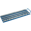 Portautensili 430x150mm per chiave a bussola diametro 1/4 3/8 1/2 acciaio cromo Draper Draper tools