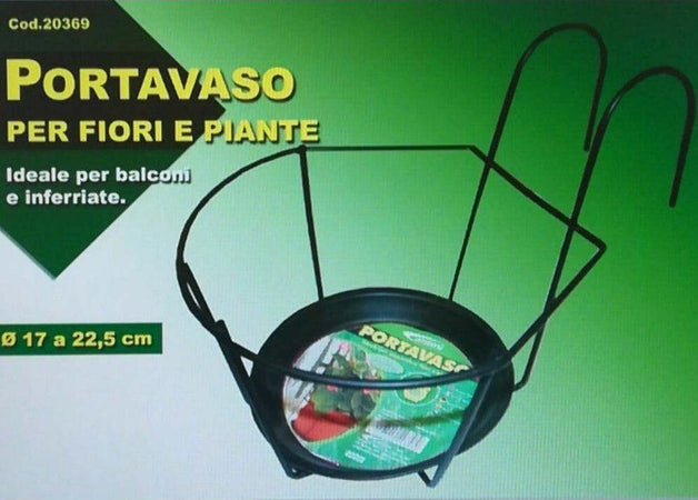 Portavaso Per Piante E Fiori Ideale Per Balconi E Inferriate In Metallo Vasi Fiori Trade Shop italia - Napoli, Commerciovirtuoso.it