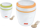 Portavivande-Cibo-1-Litro-Cucchiaino-Maniglia-Plastica-Viaggio-Ufficio-Scuola