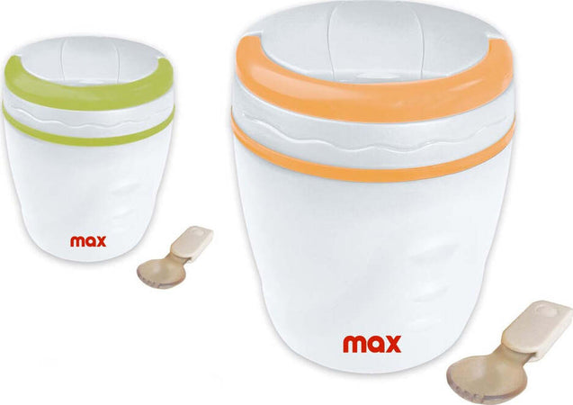 Portavivande-Cibo-1-Litro-Cucchiaino-Maniglia-Plastica-Viaggio-Ufficio-Scuola