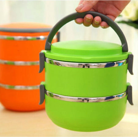 Portavivande Ermetico 1400ml Contenitore Inox Abs Contenitore Porta Pranzo Casa, arredamento e bricolage > Cucina > Thermos e Shaker Trade Shop italia - Napoli, Commerciovirtuoso.it