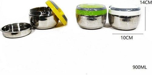 Portavivande Ermetico 900ml Contenitore Inox Abs Contenitore Porta Pranzo Casa, arredamento e bricolage > Cucina > Thermos e Shaker Trade Shop italia - Napoli, Commerciovirtuoso.it