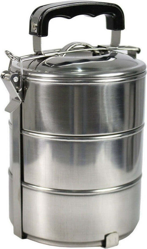 Portavivande Piramide 3 Livelli Contenitore Porta Pranzo Vivande Cibo Alimenti Casa, arredamento e bricolage > Cucina > Thermos e Shaker Trade Shop italia - Napoli, Commerciovirtuoso.it