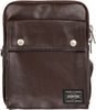 PORTER-YOSHIDA-&amp;-CO-Free-Style-borsa-a-tracolla-verticale-in-marrone-da-uomo