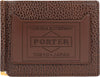 PORTER-YOSHIDA-&-CO-Glaze-portafoglio-fermasoldi-in-pelle-in-marrone-da-uomo