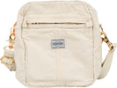 PORTER-YOSHIDA-&amp;-CO-Mile-borsa-a-tracolla-verticale-in-bianco-da-uomo