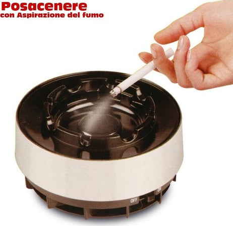 POSACENERE ASPIRAFUMO SIGARETTE ASPIRA FUMO ODORI ASPIRATORE ELETTRICO SCRIVANIA Casa e cucina/Decorazioni per interni/Posacenere Trade Shop italia - Napoli, Commerciovirtuoso.it