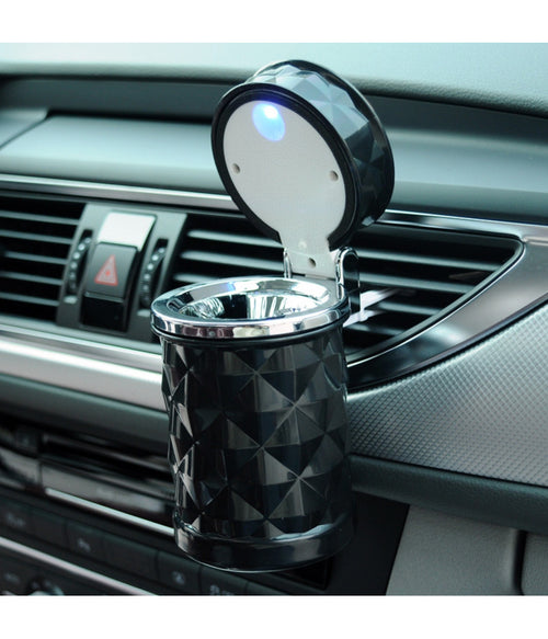 Posacenere Auto Con Led Blu Portacenere A Barattolo Con Luce Ufficio Camper