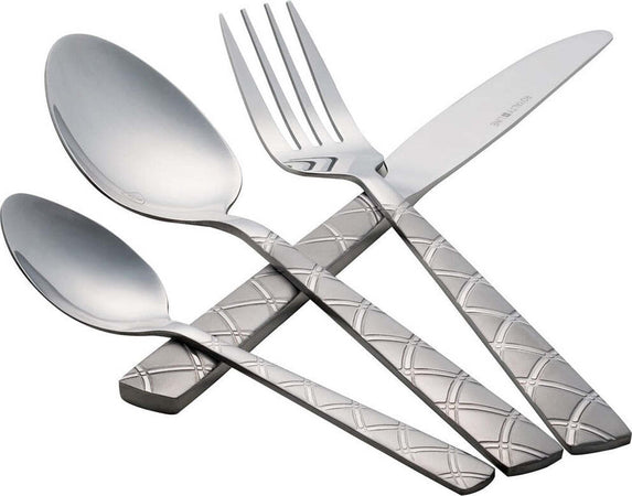 POSATE SET DA 24 PEZZI PER 6 PERSONE ROYALTY LINE ACCIAIO INOX 18/10 RL-S24A  Trade Shop italia - Napoli, Commerciovirtuoso.it
