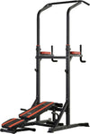 Postazione-Pieghevole-e-Multiuso-per-Allenamento-in-Acciaio-con-Barra-Trazioni-e-Sedia-Romana,-92-x-178-x-200-236cm-ZC7A91-092RDZC7