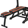Postazione-Pieghevole-e-Multiuso-per-Allenamento-in-Acciaio-con-Barra-Trazioni-e-Sedia-Romana,-92-x-178-x-200-236cm-ZC7A91-092RDZC7