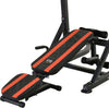 Postazione-Pieghevole-e-Multiuso-per-Allenamento-in-Acciaio-con-Barra-Trazioni-e-Sedia-Romana,-92-x-178-x-200-236cm-ZC7A91-092RDZC7
