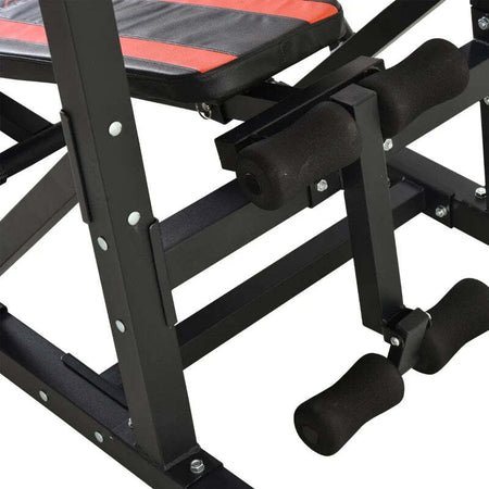 Postazione-Pieghevole-e-Multiuso-per-Allenamento-in-Acciaio-con-Barra-Trazioni-e-Sedia-Romana,-92-x-178-x-200-236cm-ZC7A91-092RDZC7