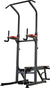 Postazione-Pieghevole-e-Multiuso-per-Allenamento-in-Acciaio-con-Barra-Trazioni-e-Sedia-Romana,-92-x-178-x-200-236cm-ZC7A91-092RDZC7