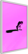 Poster-Monkey-on-Pink-Background