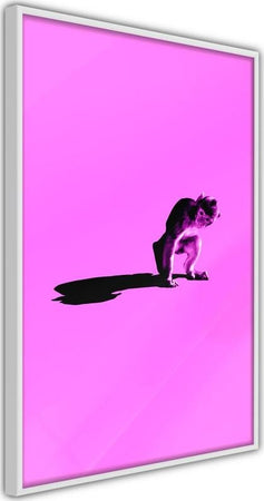 Poster-Monkey-on-Pink-Background