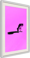 Poster-Monkey-on-Pink-Background