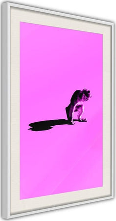 Poster-Monkey-on-Pink-Background