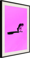 Poster-Monkey-on-Pink-Background