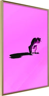 Poster-Monkey-on-Pink-Background