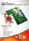 Pouches - A4 - 216x330 mm - 2x125 micron - Titanium - conf. 100 pezzi Cancelleria e prodotti per ufficio/Elettronica per ufficio/Accessori/Pouches per plastificatrici Eurocartuccia - Pavullo, Commerciovirtuoso.it