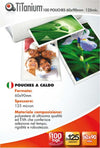 Pouches - business card - 60x90 mm - 2x125 micron - Titanium - conf. 100 pezzi Cancelleria e prodotti per ufficio/Elettronica per ufficio/Accessori/Pouches per plastificatrici Eurocartuccia - Pavullo, Commerciovirtuoso.it