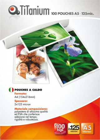 Pouches - government card - 65x95 mm - 2x125 micron - Titanium - scatola 100 pezzi Cancelleria e prodotti per ufficio/Elettronica per ufficio/Accessori/Pouches per plastificatrici Eurocartuccia - Pavullo, Commerciovirtuoso.it