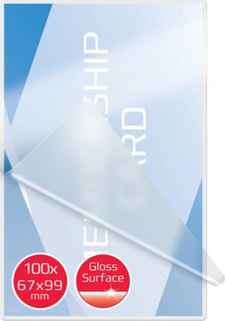 Pouches per plastificazione - badge - 67x99 mm - 2x125 micron - GBC - conf. 100 pezzi Cancelleria e prodotti per ufficio/Elettronica per ufficio/Accessori/Pouches per plastificatrici Eurocartuccia - Pavullo, Commerciovirtuoso.it