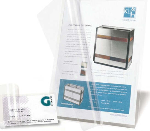 Pouches Self Laminating 11042 - A5 - 160 x 222 mm - a freddo - PPL - 3L - conf. 10 pezzi Cancelleria e prodotti per ufficio/Elettronica per ufficio/Accessori/Pouches per plastificatrici Eurocartuccia - Pavullo, Commerciovirtuoso.it