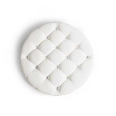 Pouf Contenitore Royal Storage Box Snow White/Metal Wheels