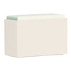 Poltroncina Comfy Roomy pouf in resina con cuscino alto confortevole Made in Italy