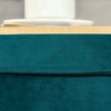 Pouf-Contenitore-2-in-1-con-Funzione-Sgabello-e-Tavolino-in-Legno-e-Velluto-Verde-negozio-portaoggetti-,-Metallo-con-Finitura-Oro,-36x36x45cm-F838-033A