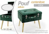 Pouf-Contenitore-Baule-Poggiapiedi-Sgabello-Pouff-Velluto-Verde-50x35x46cm-756801